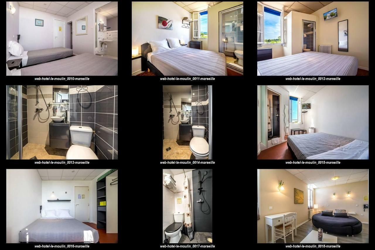 Hotel Des Moulins Allauch Bagian luar foto